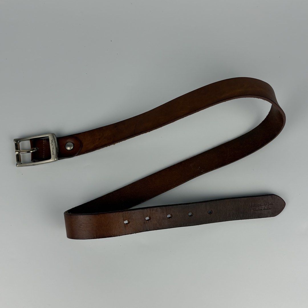 Number Nine - Leather Belt (Category: Belts) located in Bacolod City. Submitted by cast.archives (Listing ID 1469345909, Image 2). Description: Number Nine - Leather Belt Waist: Length: Condition: Good Flaw: Scratches and sign of wear.