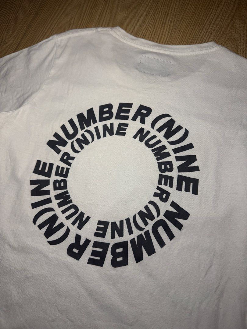 Number Nine Shirt (Category: Shirts) located in Las Pinas. Submitted by southstreetdeals (Listing ID 1469277016, Image 3). Description: Number Nine Shirt •Size Small On Tag •Width 18.5 or 19 •Length 25 •Color rate 9.5/10 •Issue None •Like New Condition.