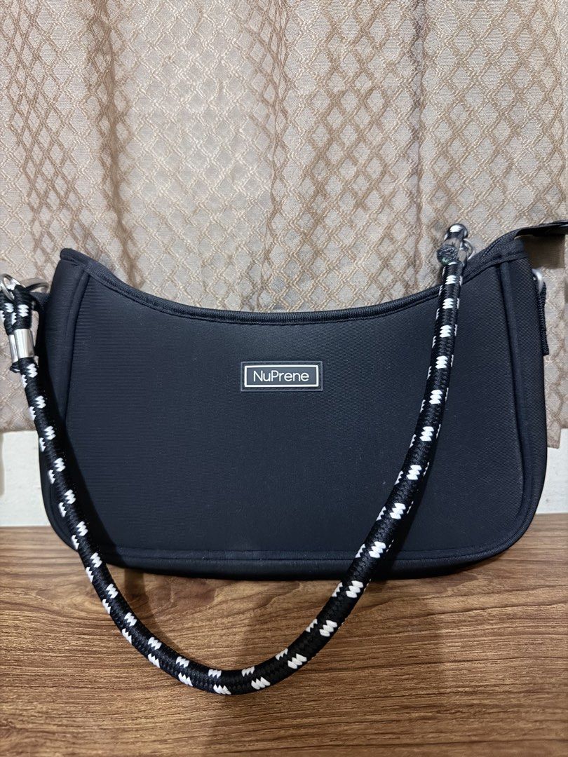 NuPrene Dahlia Handbag | Sling Bag (Category: Shoulder Bags) located in Quezon City. Submitted by ralphcee_ (Listing ID 1469339628, Image 2). Description: Nuprene Dahlia Bag | Like New ✨ Price: ₱750 | Negotiable for sure buyers • Condition: Like new • Well-maintained, no flaws • Comes with detachable NuPrene nylon strap • RFS: Decluttering Feel free to message me for more photos or if you have any questions! 🤍 📍 QC MOP: Maribank / Bank Transfer
