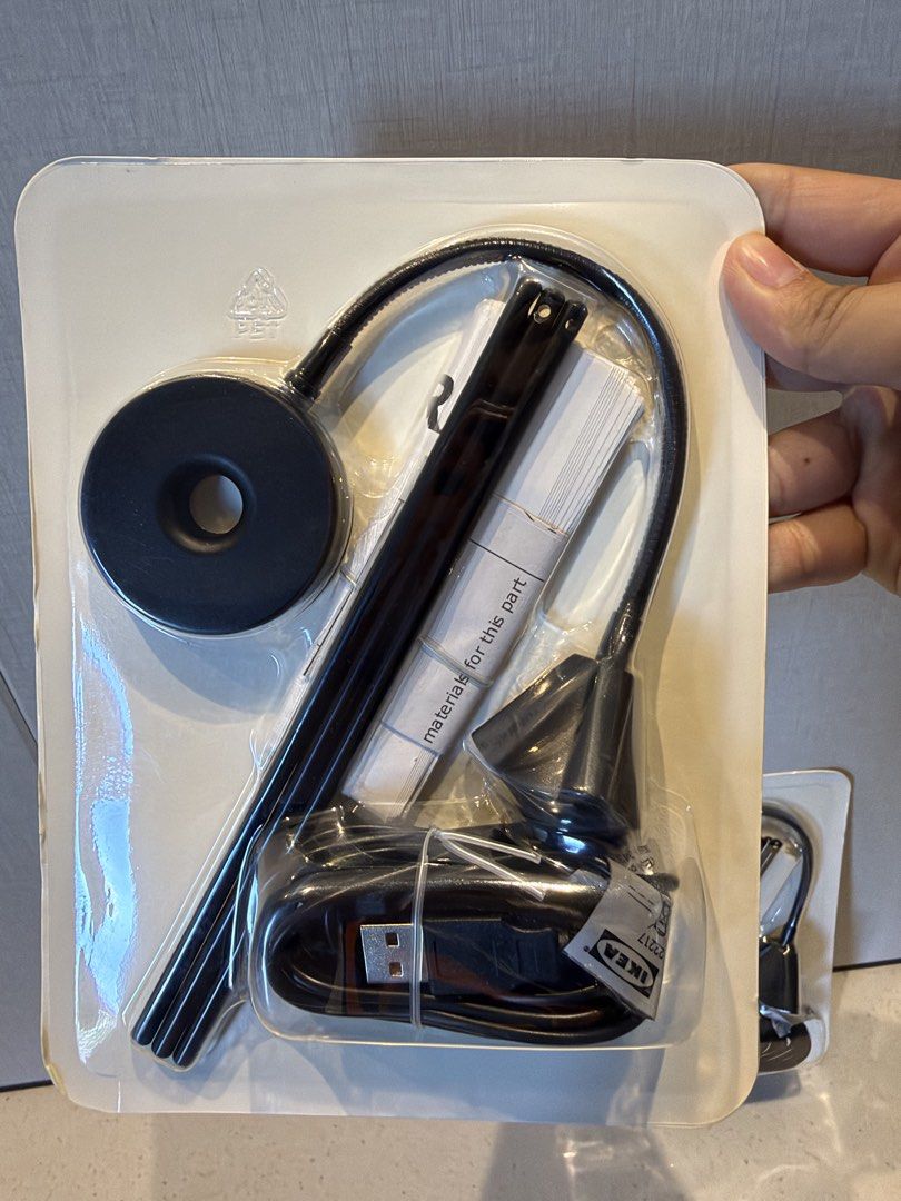 SALE IKEA Trettiotre LED Table Lamp (Black) (Category: Lighting) located in Quezon City. Submitted by k_ly45 (Listing ID 1469279208, Image 3). Description: Light Colour: Warm White Bulb Shape Code: Built in bulb Type: Table Lamp not avail in ikea ph .