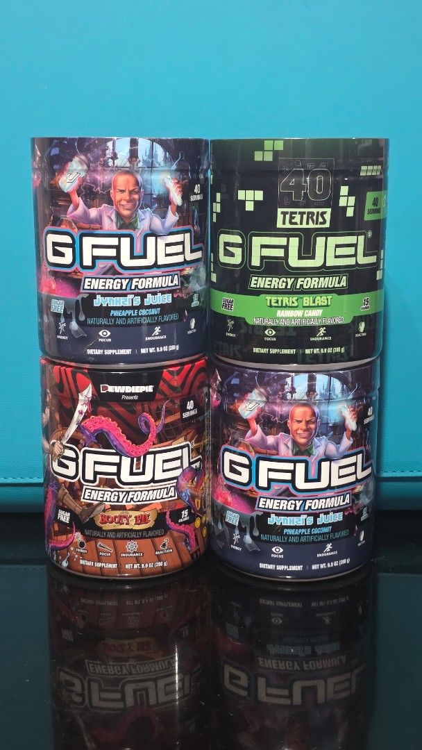 Official G Fuel 40 Serving Tubs (Category: Beverages) located in Las Pinas. Submitted by k1tsune (Listing ID 1469191797, Image 1). Description: Selling Official G Fuel Tubs (40 Servings) - expiry date 08/2027 onwards - more gfuel products available Can do meetups / shipping Location: Las Pinas / Alabang PM lang po for more details and pics 😊.