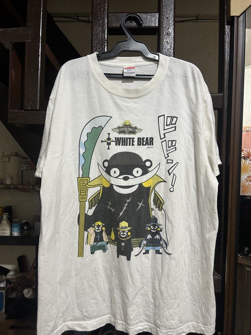 Official One Piece x Kumamon Collab Tee (Category: Tshirts & Polo Shirts ) located in Manila. Submitted by swagmaster_fein (Listing ID 1469289976, Image 1). Description: 22x28.