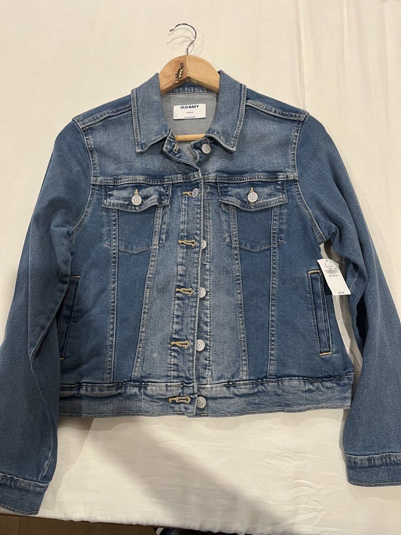 Old Navy Denim Jacket (Category: Coats, Jackets and Outerwear) located in Manila. Submitted by ngnony (Listing ID 1469206173, Image 1). Description: Bought in US under Kids section but fits S-M in adult.