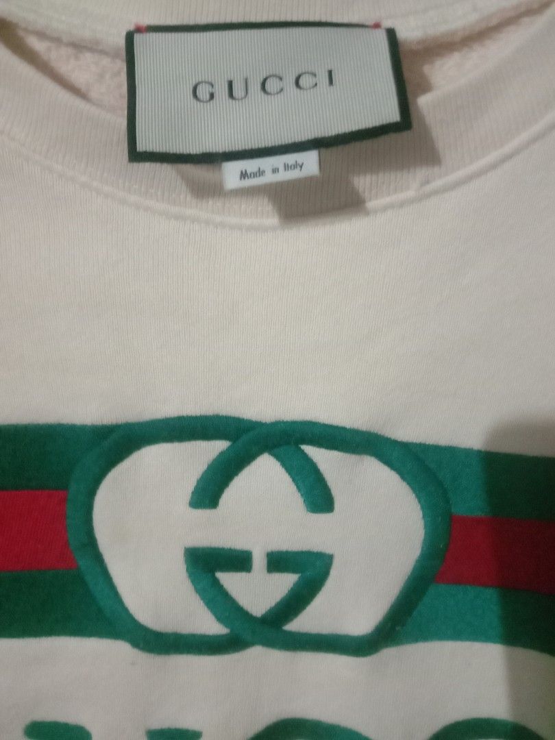 Orig GUCCI embroidered logo sweater (Category: Luxury Apparel) located in Baguio. Submitted by oliviapreloved100620 (Listing ID 1469270664, Image 3). Description: .