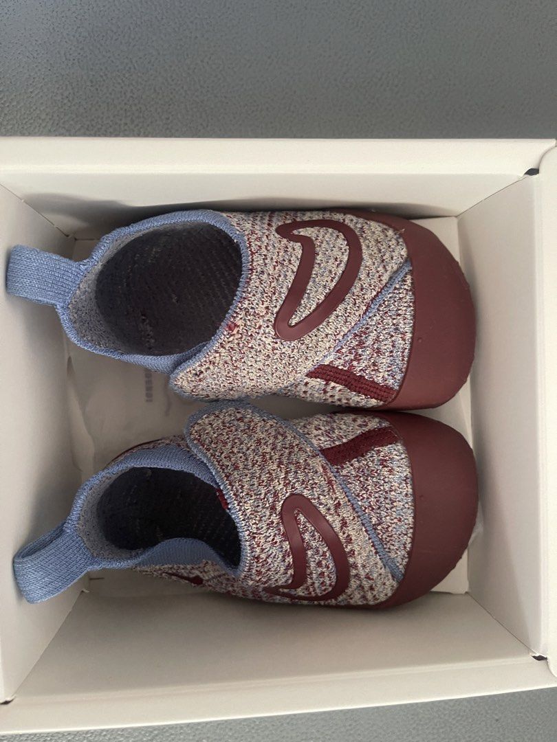 Original Toddler Nike Swoosh (Category: Babies & Kids Fashion) located in Makati City. Submitted by joanlimmateo (Listing ID 1469387864, Image 1). Description: Very seldom worn but our toddler loves it. doesn’t trip much, perfect for practice walk.