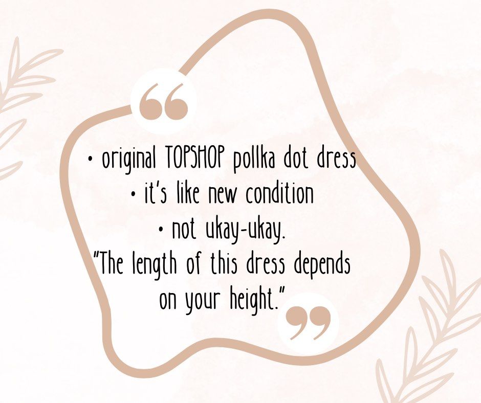 Original TOPSHOP dress (Category: Dresses) located in Muntinlupa City. Submitted by Preeluhvd (Listing ID 1469184666, Image 2). Description: .