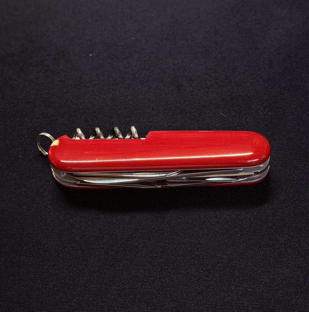 Original Victorinox CLIMBER Red 91mm Multi Tool with Shiny Scale (Category: Hiking & Camping) located in Paranaque City. Submitted by haswak_6128 (Listing ID 1469191833, Image 2). Description: For Sale Victorinox Swiss Army Knife Climber 91mm Looking for a reliable multi-tool that’s built to last? Grab this Victorinox Climber 91mm – a classic Swiss Army knife that’s perfect for everyday carry or outdoor adventures! Condition: like new Shiny Scale