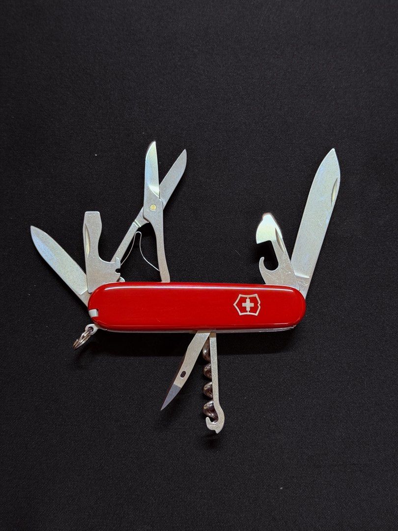 Original Victorinox CLIMBER Red 91mm Multi Tool with Shiny Scale (Category: Hiking & Camping) located in Paranaque City. Submitted by haswak_6128 (Listing ID 1469191833, Image 3). Description: For Sale Victorinox Swiss Army Knife Climber 91mm Looking for a reliable multi-tool that’s built to last? Grab this Victorinox Climber 91mm – a classic Swiss Army knife that’s perfect for everyday carry or outdoor adventures! Condition: like new Shiny Scale