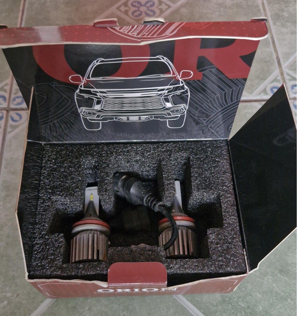 Orion Sigma LED Car Light Super White 6500K (2 pcs) (Category: Lightings, Horns, and other Electrical Parts and Accessories) located in Manila. Submitted by vmmy16 (Listing ID 1469227723, Image 3). Description: Orion Sigma LED Car Light Super White 6500K (2 pcs) • Compatible models: H8/H9/H11/H16(JP) • Easy installation / Plug & play • Complete with Box, Manual, and Certification • Free Orion stickers 100% ORIGINAL • SRP ₱2,200 COLOR: Super White