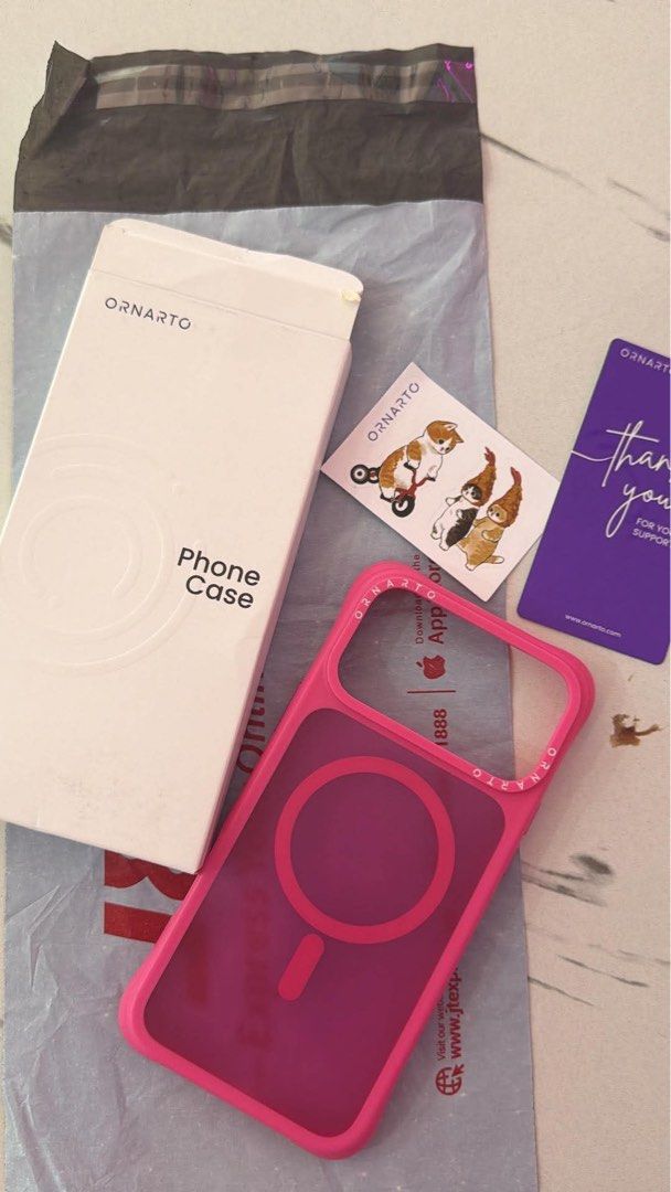 Ornato Case- Hot Pink for 17PM (Category: Cases & Sleeves) located in Manila. Submitted by rmdthreads (Listing ID 1469357392, Image 1). Description: Good as NEW 💯 Complete Inclusion 📍Bulacan area.