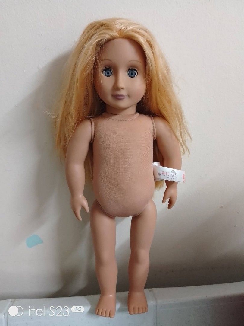 Our Generation Battat 18" doll 💗 (Category: Kids Toys) located in Quezon City. Submitted by bees.kitty (Listing ID 1469172732, Image 1). Description: - preloved, sold as is - needs hair spa, needs punas - first to comment mine sa post, confirm and pay.