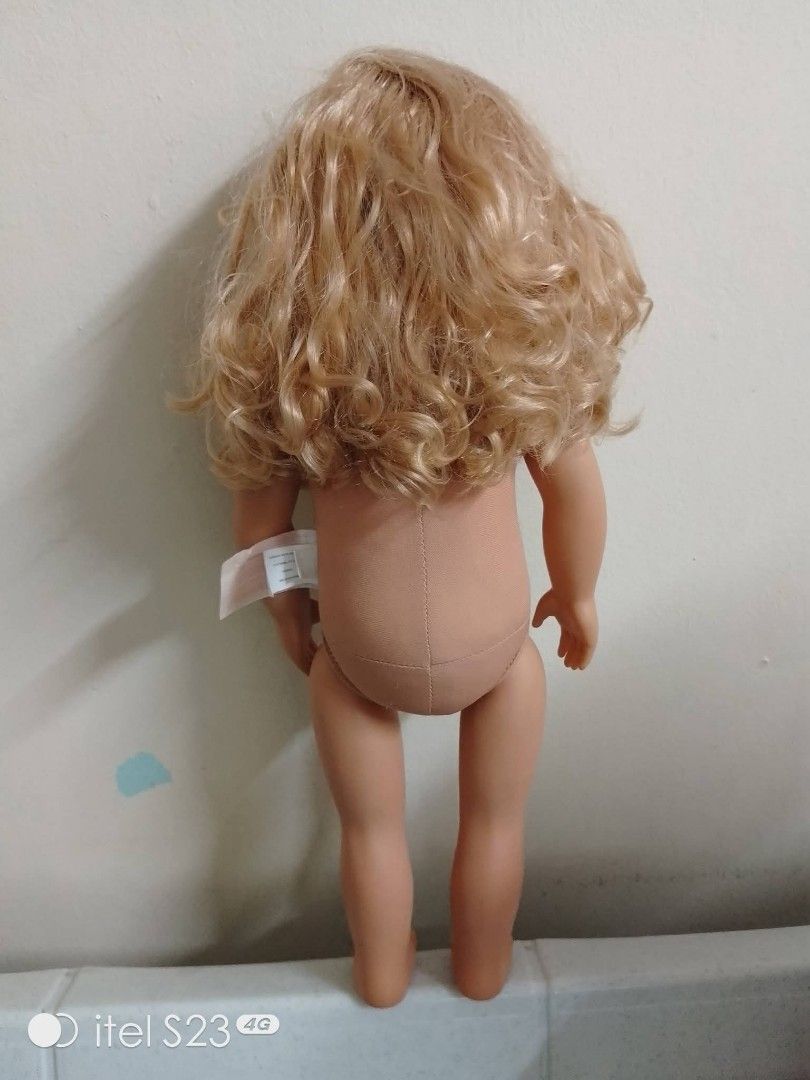 Our Generation Battat 18" doll ☘️ (Category: Kids Toys) located in Quezon City. Submitted by bees.kitty (Listing ID 1469174339, Image 2). Description: P550 Our Generation Battat 18" doll - preloved, sold as is - needs hair spa, needs punas - first to comment mine sa post, confirm and pay.