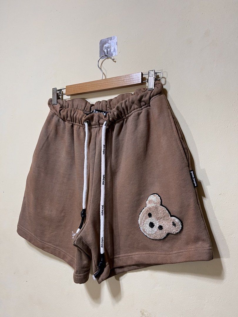 Palm Angels Teddy Bear Shorts (Category: Shorts) located in Naga. Submitted by davinci_25 (Listing ID 1469165419, Image 2). Description: dimes: 28-34 width x 18 length issue: none condition: like new condition (9.9/10) color rate: 9.9/10.