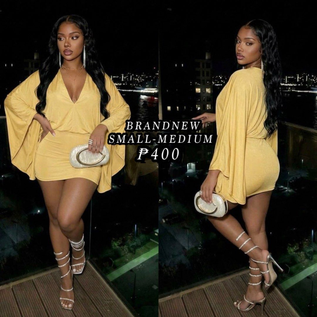 PASTEL YELLOW MINI DRESS (Category: Dresses) located in Taguig. Submitted by jane.klosette (Listing ID 1469173529, Image 1). Description: BRANDNEW DELIVERY VIA LALAMOVE, PAYMENT FIRST. 📍 TAGUIG.