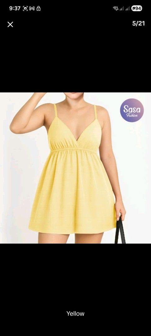 pastel yellow mini dress (Category: Dresses) located in Baguio. Submitted by umuulan (Listing ID 1469306143, Image 2). Description: pastel yellow mini dress -worn only once, doesn't fit me na malapad ang balikat -bagay sa mga petite very feminine -size small-semi medium basta di malapad kering keri payment: maribank, gcash, gotyme, bdo delivery: lalamove, j&t shipping only every monday-wednesday meetup: moa, parqal.