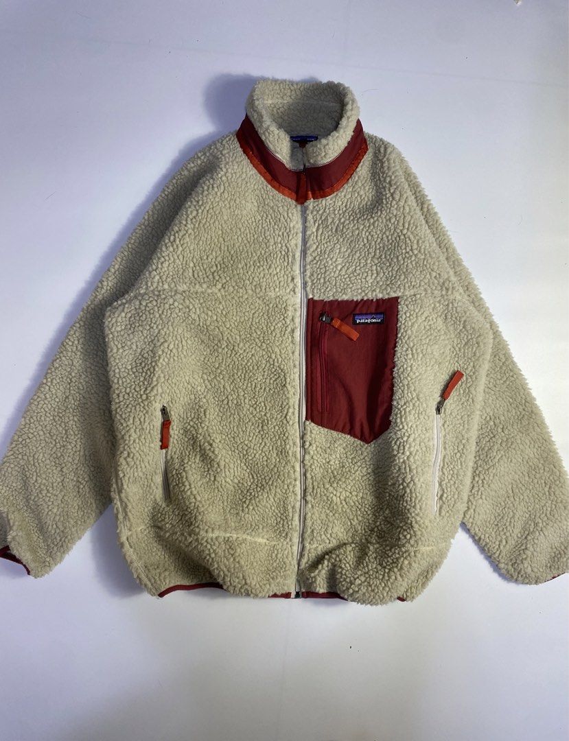 Patagonia Sherpa fleece Jacket (Category: Coats, Jackets and Outerwear) located in Manila. Submitted by streetw1se.ph (Listing ID 1469198754, Image 1). Description: Patagonia fleece jacket Size: XL Width:24 Length:30 Shoulder: Sleeve length:20 Hem:18-24 adjustable hem (Measured in inches) -No issue -Like new.