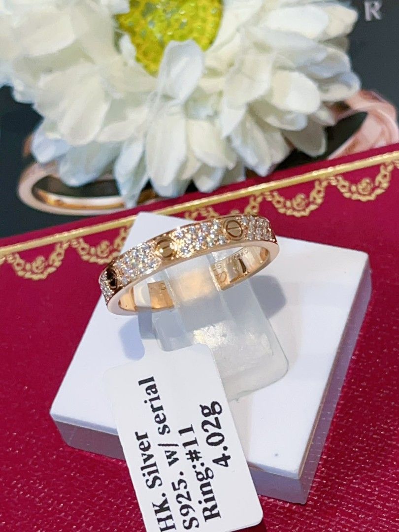 paved ctr love ring 925 silver hk setting (Category: Rings) located in Manila. Submitted by primejewelry (Listing ID 1469184012, Image 2). Description: .