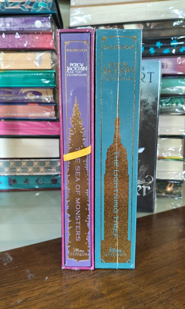 Percy Jackson book 1&2 deluxe edition (Category: Storybooks) located in Cavite. Submitted by pagesandpawsvioletsrngl (Listing ID 1469197245, Image 3). Description: US HB deluxe strictly PAYO MOP/MOD: GCASH , LALAMOVE & JNT sold as set last set available.