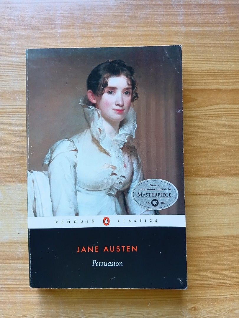 Persuasion by Jane Austen (Category: Storybooks) located in Calamba. Submitted by daveypierr12051 (Listing ID 1469207995, Image 1). Description: *Persuasion by Jane Austen *Flaws are shown in the pics *Tanning on pages *Shipping fee is already included in the price (shipped using J&T, shipping usually around Php 120 to 150).