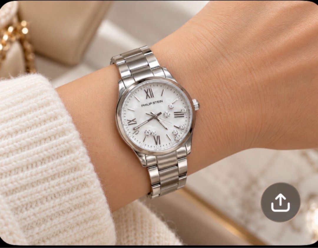 Philip Stein Journey Diamond Limited Edition (Category: Women's Watches) located in Manila. Submitted by annafinds (Listing ID 1469350046, Image 2). Description: A Phil!p St€in Journey Diamond from the brand’s “Dancing with Diamonds” limited edition series. - Unused - Complete inclusions ₱49,800 Open for layaway. Disclaimer: We are not affiliated, associated, authorized, endorsed by or in any way officially connected with any other company or lux
