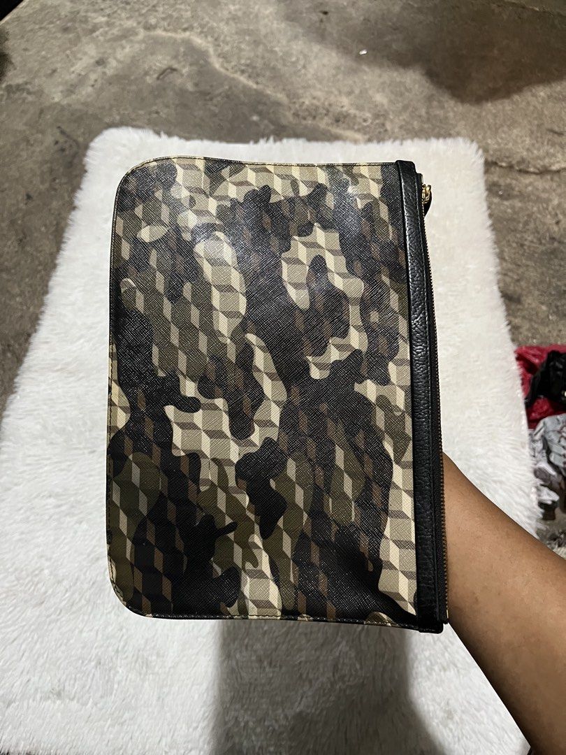 Pierre Hardy Camouflage Geometric Print Pouch (Category: Luxury Bags & Wallets) located in Cotabato. Submitted by big_cash (Listing ID 1469186129, Image 2). Description: .