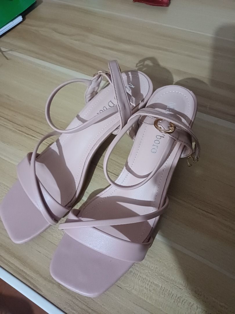 Pink Block Heel Sandals with Straps (Category: Heels) located in Quezon City. Submitted by shiena20 (Listing ID 1469248141, Image 1). Description: - Color: Pretty pink - Design: Trendy square toe with multiple thin top straps and adjustable buckle ankle strap - Heel: Comfortable and stable chunky block heel - Condition: Excellent, worn only once or twice with minimal wear on the soles - Style Tip: Great for dates, parties, or everyday chic looks 