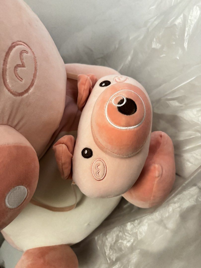 Pink Pig Plush Toy (XL) (Category: Plushies & Soft Toys) located in Pasig City. Submitted by ponyo_ph (Listing ID 1469250353, Image 3). Description: - Super soft and cuddly plush toy - Light pink body with a cream-colored belly - Cute cheeks with detailed swirl embroidery - Great hugging size XL size .