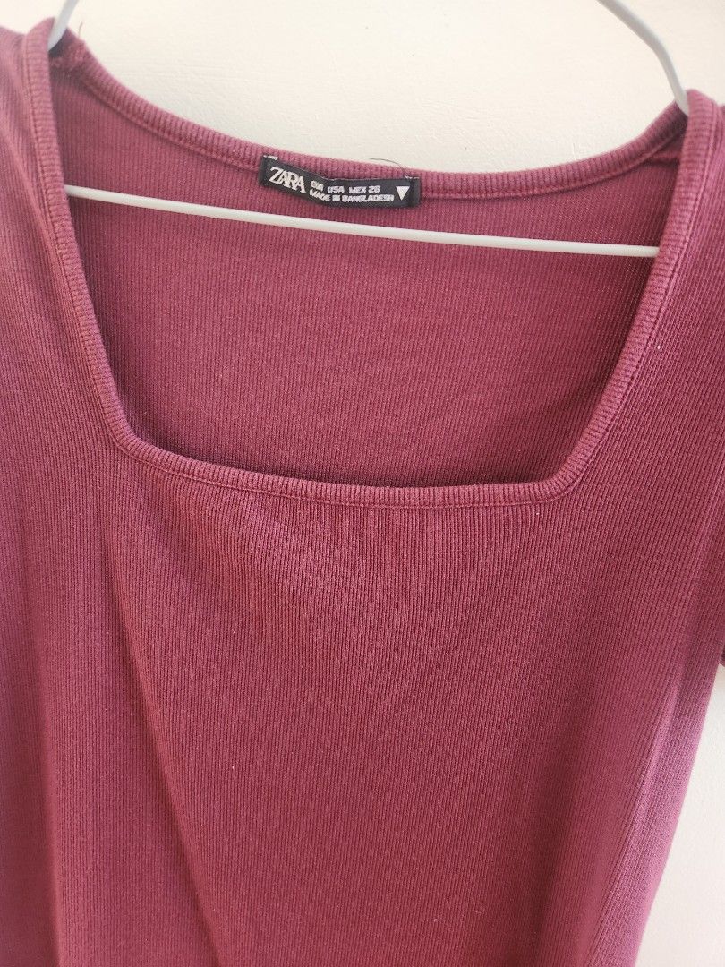 Plain Ribbed Tops (Category: Shirts) located in Binan City. Submitted by prettyfishcakeee (Listing ID 1469311069, Image 3). Description: - Bundle of 2 ribbed basic tops for daily wear.