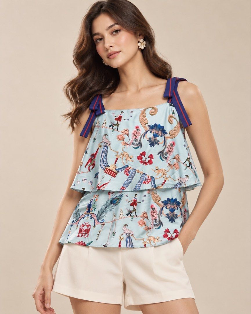 Plains & Prints top XS (Category: Blouses) located in Quezon City. Submitted by closet.cha (Listing ID 1469179472, Image 1). Description: Not worn at all, natago lang sa closet Fits xs, cute print! Not faded No damage No return no exchange No haggle and low baller offers. No other photos or when worn for flat lays. No Meet-Ups No Cash on Delivery No Pera Padala at the moment. 🖊Please pay on time. No to joy reservers.🖊 *If no when worn photo is 