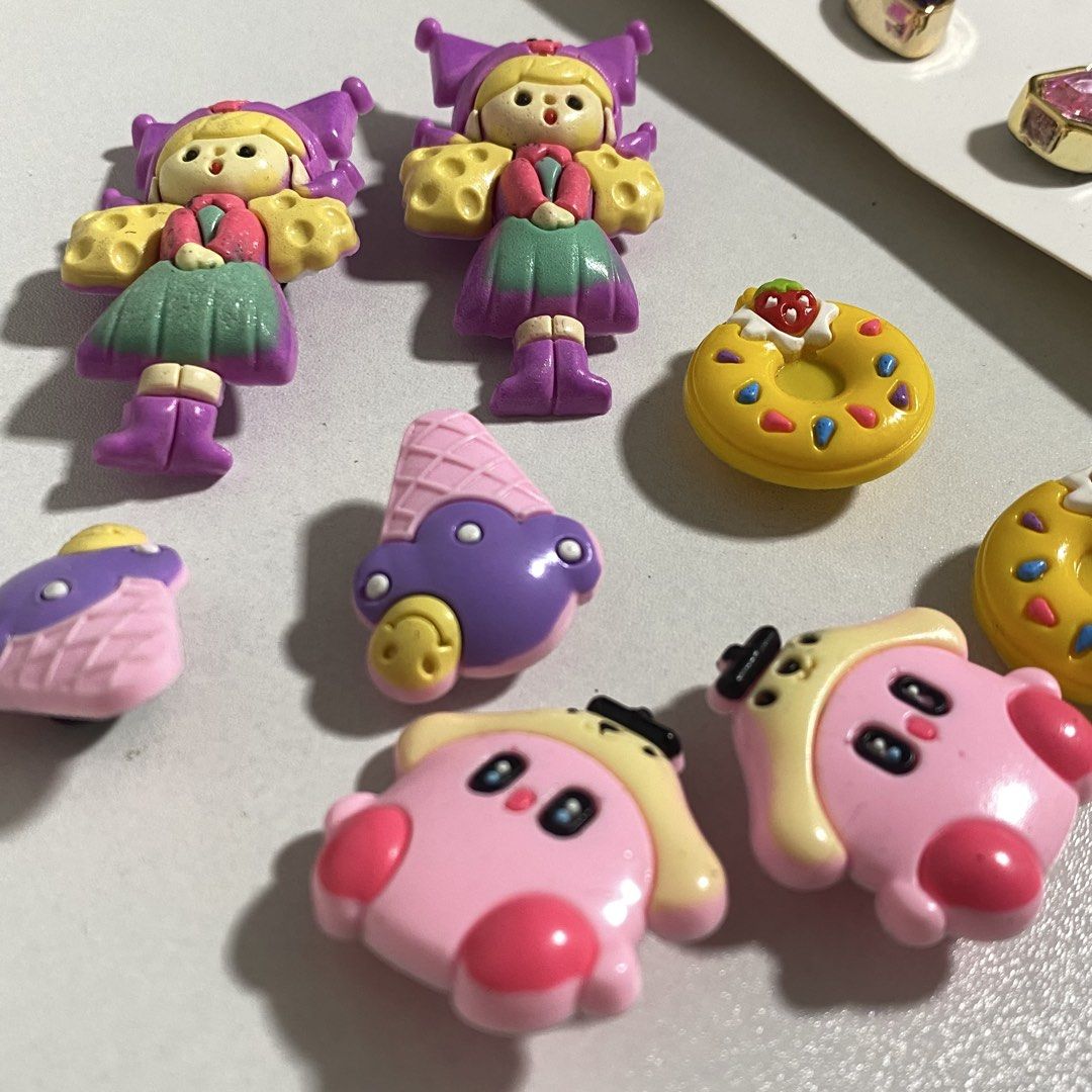 plastic jibbitz kids (Category: Other Accessories) located in Cabuyao City. Submitted by julyblue (Listing ID 1469206536, Image 3). Description: condition: good condition made of plastic random designs and colors clean and usable mop — gcash, maya, maribank, bank transfer mod — j&t, sdd (lalamove) loc — cabuyao, laguna • sf @ php 54 for luzon areas (small pouch) • payo only, no reservations! • any issues during shipment are j&t’s responsibility t