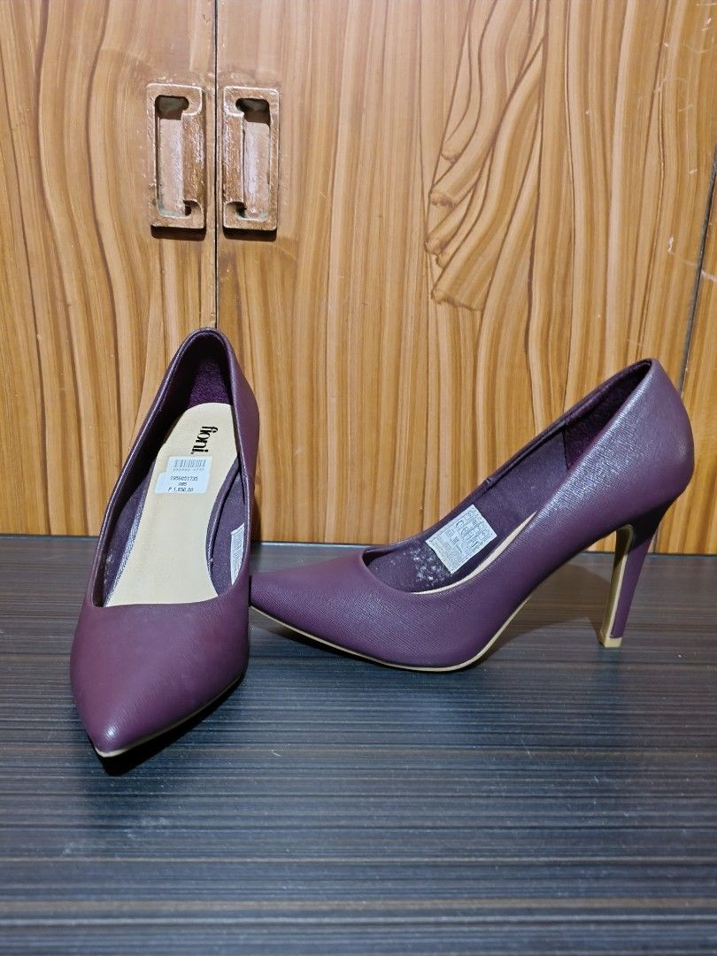 Plum Stiletto Heels (Category: Heels) located in Bulacan. Submitted by timmybels (Listing ID 1469227307, Image 2). Description: Plum colored stilleto heels Relatively new. Only been used once Condition is pristine and well maintained Perfect for formal functions and office use.