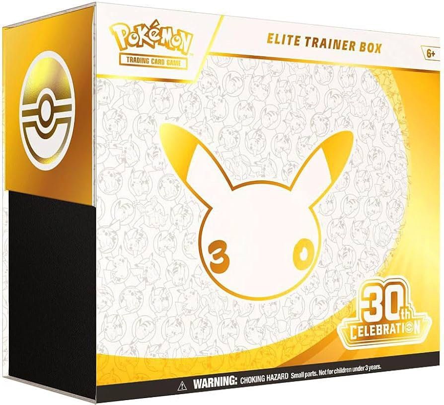 Pokemon 30th Anniversary ETB (Category: Card Boxes & Cases) located in Quezon City. Submitted by sebdj (Listing ID 1469193316, Image 1). Description: On hand - new manila QC You can pick up or i can lalamove 12k, brand new Dm if interested Thanks.