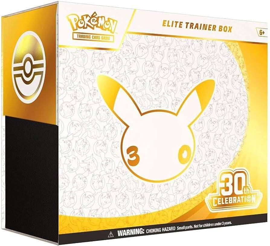 Pokemon 30th ETB (Pre-Order) (Category: Card Boxes & Cases) located in Paranaque City. Submitted by TinyShopParanaque (Listing ID 1469170900, Image 1). Description: 12pcs of Pokemon 30th from US/Canada. Personal Stock. Hand carried by cousins. Arrival November 28. Sealed and in Premium Condition. 80% downpayment (Because we will not take the risk for cancelled orders) 20% upon delivery If 100%, free delivery via LBC or Lalamove.