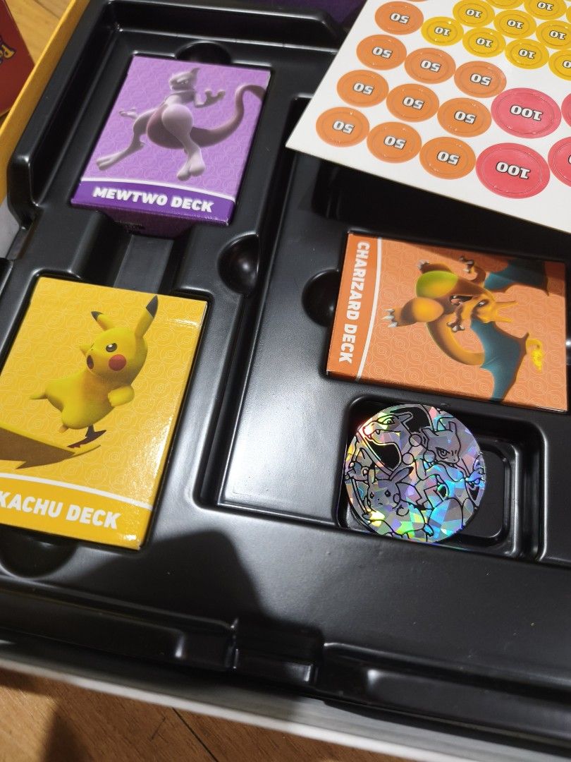 Pokemon Battle Academy 1st Version (Category: Card Packs) located in Valenzuela. Submitted by retrogears (Listing ID 1469216002, Image 2). Description: opened to inspect only. unplayed complete cards each in respective decks. sold as set, no discount, no tawad..