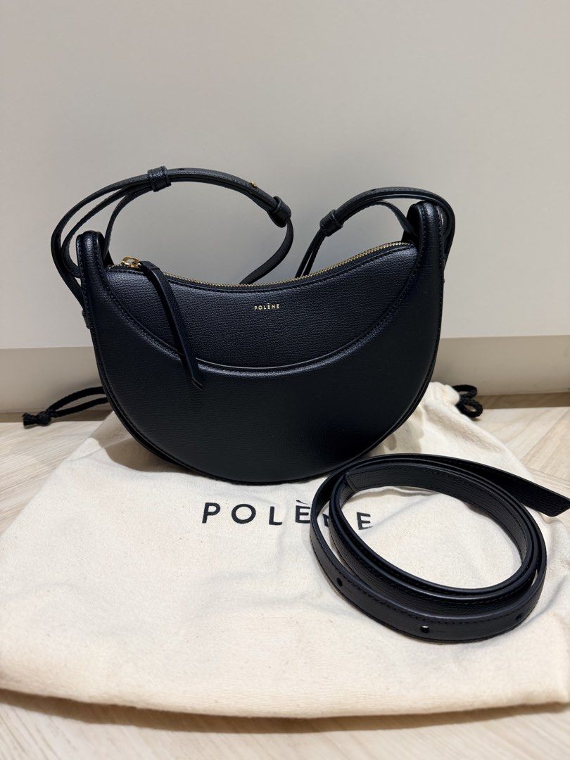 Polene Numero Dix black (Category: Luxury Bags & Wallets) located in Manila. Submitted by sunflowershoppp (Listing ID 1469239433, Image 1). Description: COMPLETE WITH BOX AND DUSTBAG and extra long strap.