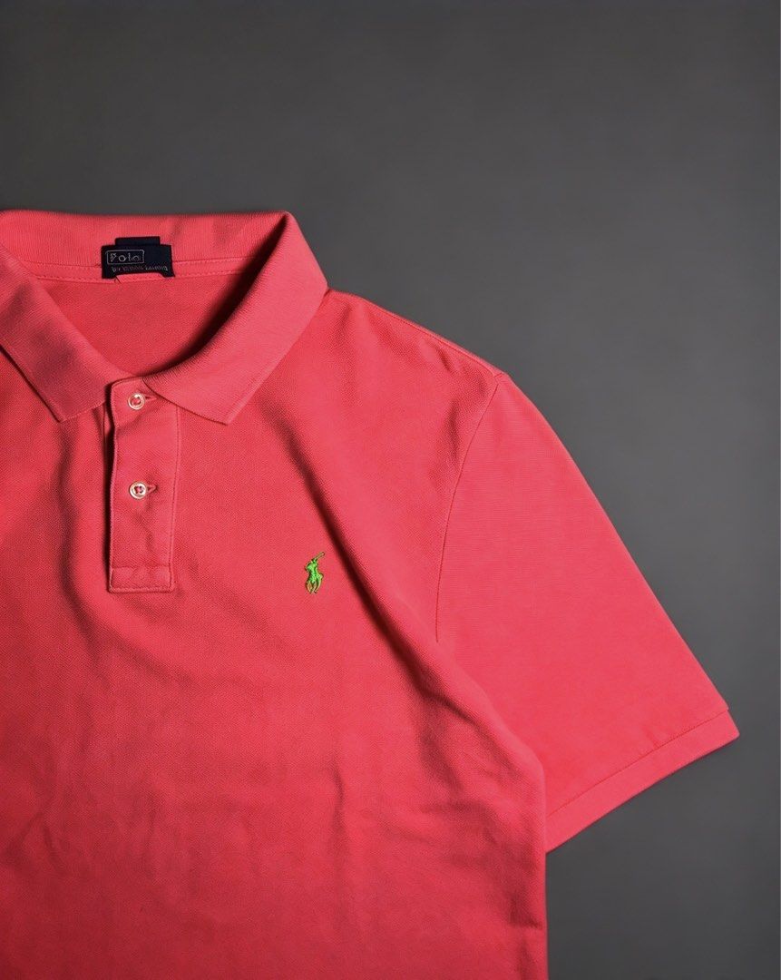 Polo by Ralph Lauren (Category: Tshirts & Polo Shirts ) located in Taguig. Submitted by amboyfiggah (Listing ID 1469260095, Image 2). Description: Polo by Ralph Lauren XL on tag Best fit to medium W: 19 L: front 23.2 | back 25.5 Excellent condition Boxy type Color rate: 9/10 Complete tags 🏷 Issue: minimal bleach stain ( see last photo) 500 shipped!! .