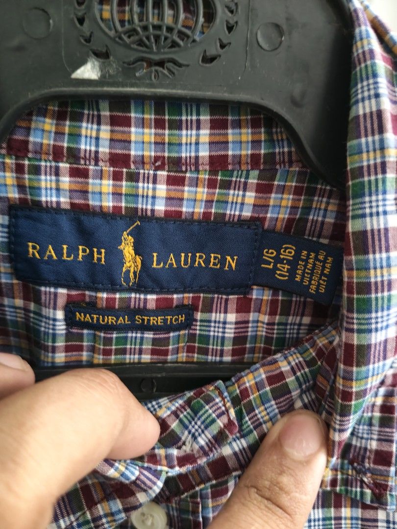 Polo Ralph Lauren button down Polo shirt (Category: Tshirts & Polo Shirts ) located in Cabadbaran. Submitted by jem1124 (Listing ID 1469216899, Image 3). Description: 19x26 excellent condition No issue.