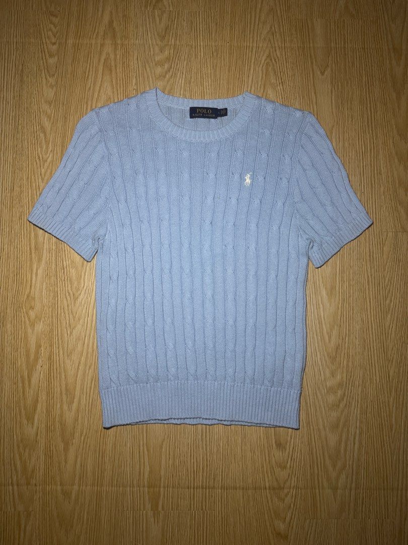 Polo Ralph Lauren Cable Knit Shirt (Category: Shirts) located in Las Pinas. Submitted by southstreetdeals (Listing ID 1469288149, Image 1). Description: Polo Ralph Lauren Cable Knit Shirt •Size Large On Tag •Width 17 •Length 24 •Color rate 9.5/10 •Issue 1 Minimal Dot Stain Nasa pics na •Like New Condition .
