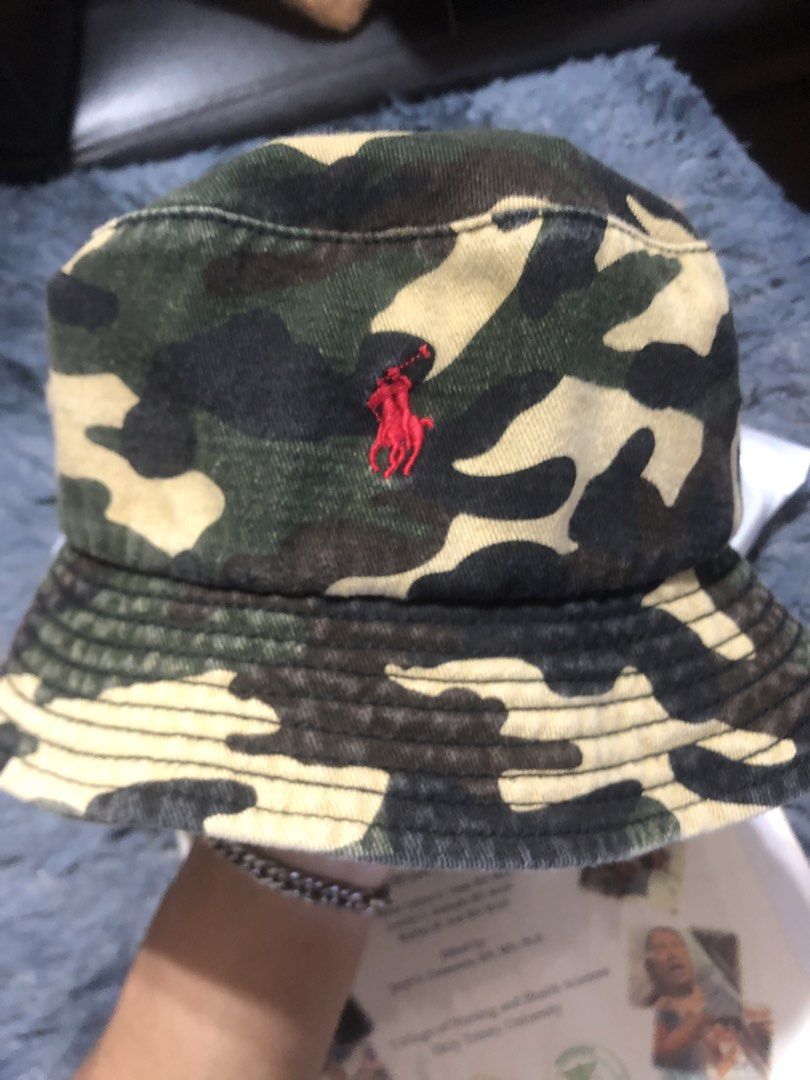 Polo Ralph Lauren Camo Bucket Hat (Category: Caps & Hats) located in Puerto Princesa. Submitted by jdthrifts (Listing ID 1469178083, Image 1). Description: .