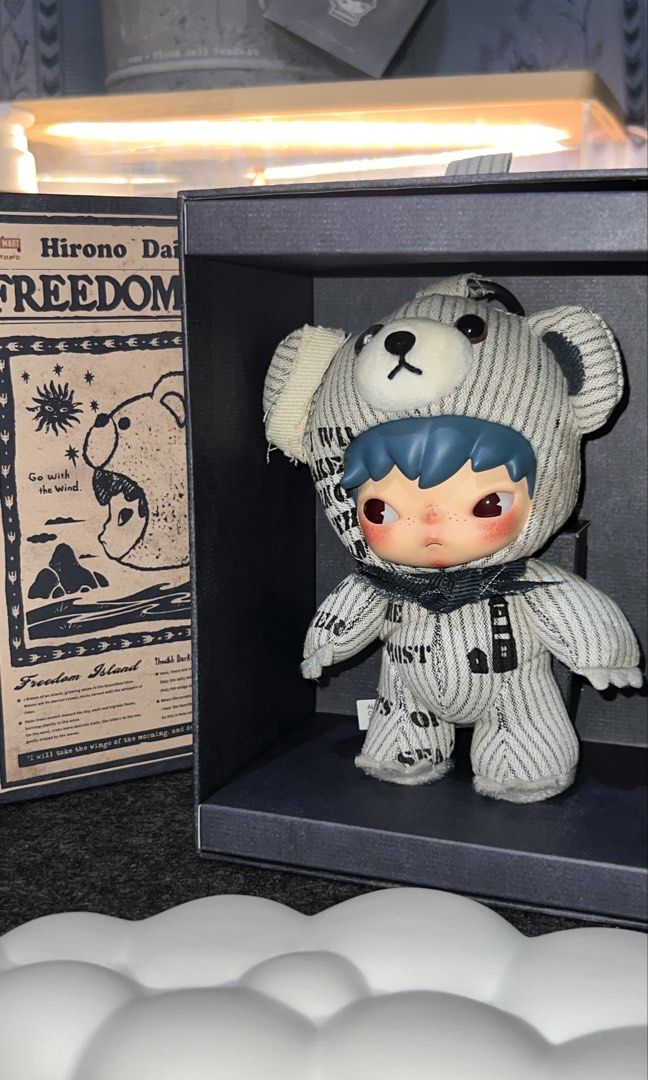POP MART - Hirono Freedom Island (Category: Plushies & Soft Toys) located in San Antonio. Submitted by fooorty (Listing ID 1469179824, Image 1). Description: WTS LFB - unsealed - no issues loc: nueva ecija mop: gcash mod: j&t.