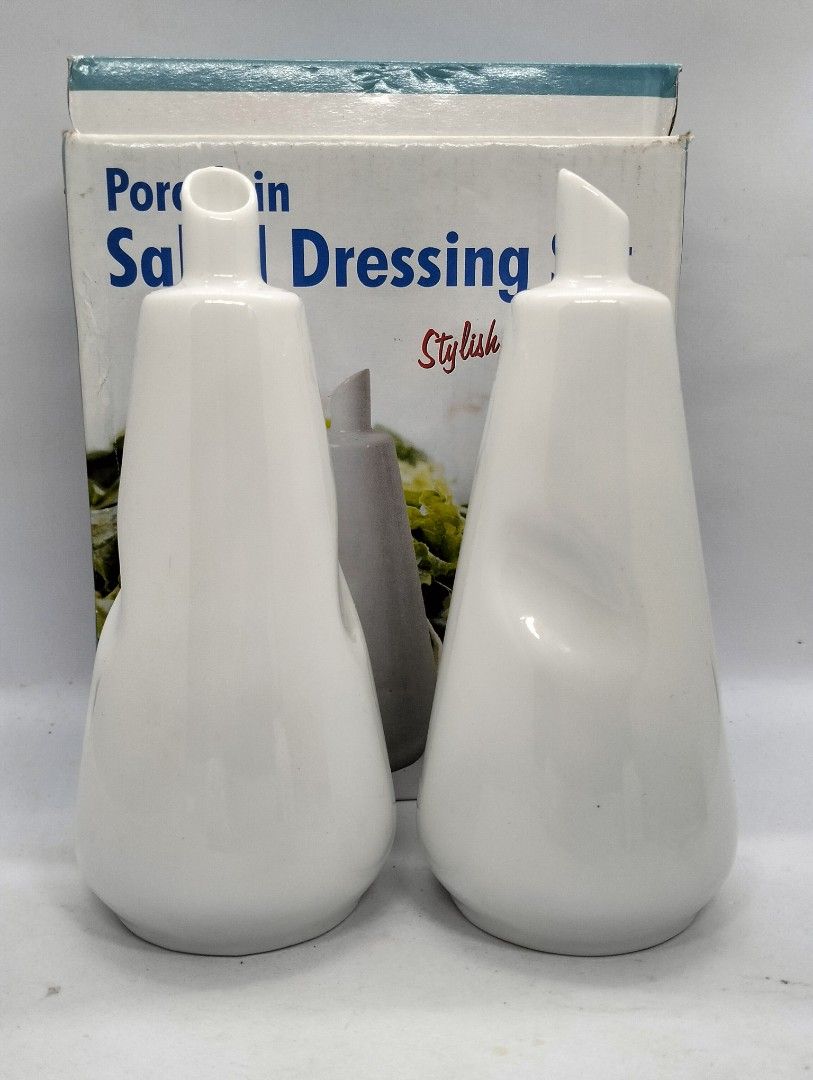 Porcelain Salad Dressing Set (Category: Other Kitchenware & Tableware) located in Baguio. Submitted by toys_of_yesteryear (Listing ID 1469308678, Image 2). Description: 📌loc. Baguio 📌Price: posted + sf ✅Porcelain salad dressing set New. Actual photos. Mop: Gcash Mod: J&T.