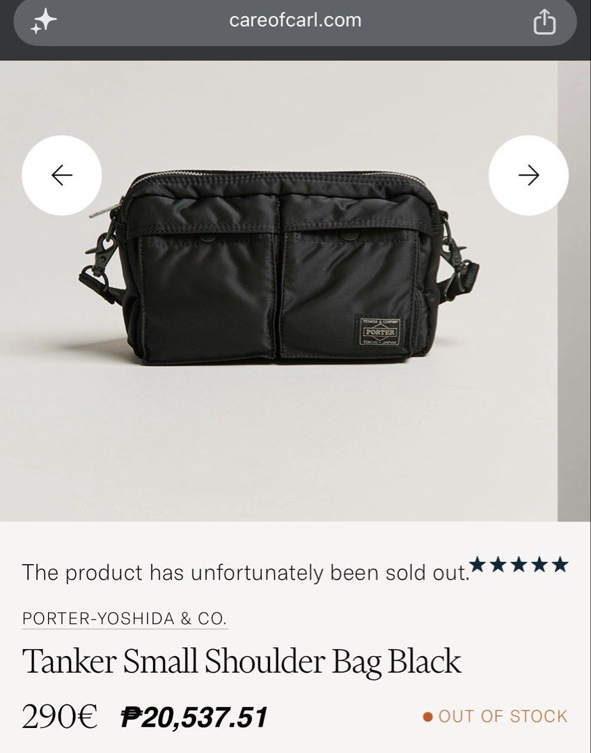 PORTER Tanker Small Black Shoulderbag (Category: Sling Bags) located in Bauang. Submitted by thriftypockets92 (Listing ID 1469186093, Image 3). Description: .