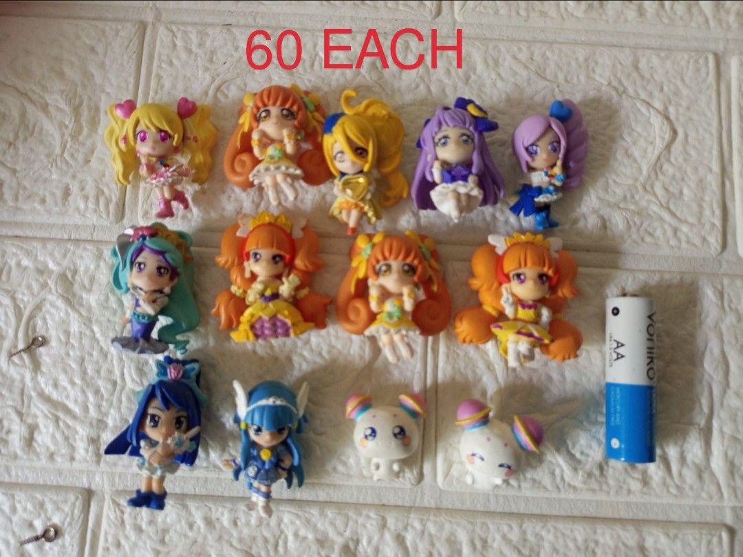 Pretty Cure Assorted Figure Keychain and Mini figure (Category: Figurines & Statues) located in Quezon City. Submitted by mackylolz (Listing ID 1469269500, Image 2). Description: Pretty Cure Assorted Figure Keychain and Mini figure Authentic Japan Items Prices on pic less 10 pesos each if you buy 10+ pcs Choose and pm me for info What you see is what u get Pls see pic for details.
