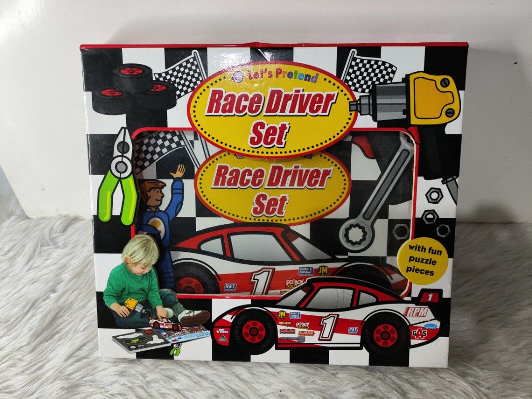 Priddy BookLet's Pretend Race Driver Set (Category: Board Games & Puzzles) located in Cavite. Submitted by tinetaclesss (Listing ID 1469309690, Image 1). Description: - complete .