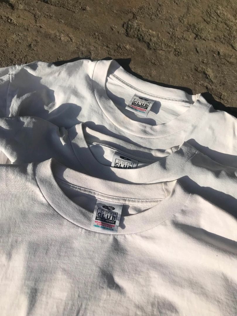 PRO CLUB BUNDLE (Category: Tshirts & Polo Shirts ) located in San Jose. Submitted by thriftthe19th (Listing ID 1469323501, Image 1). Description: 2 medium 1 XL.