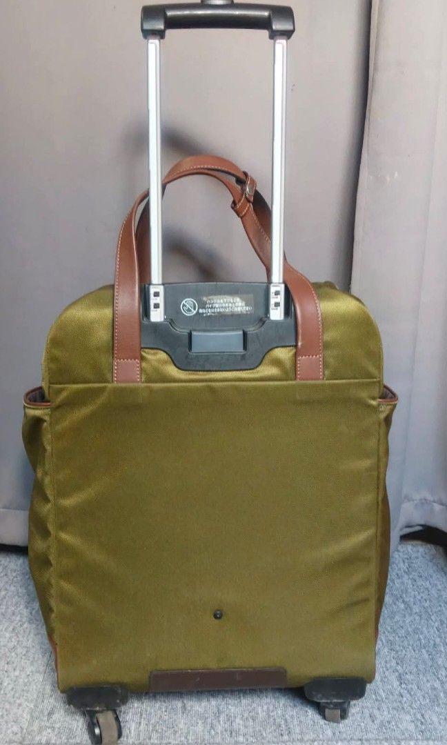 Protec by Ace (Category: Luggage) located in Manila. Submitted by jzjapansurplus (Listing ID 1469206533, Image 3). Description: IMPORTED FROM JAPAN PROTECA BY ACE JAPAN Carry on,Cabin,small size 🔰Front Zipper Pocket 🔰Softcase Nylon Polyester 🔰360 Rotation Wheels 🔰Telescopic Push handle 🔰Wide space Suitcase 🔰 Lightweight 🔰NO ISSUE‼️MINIMAL MARK OF USAGE ONLY.