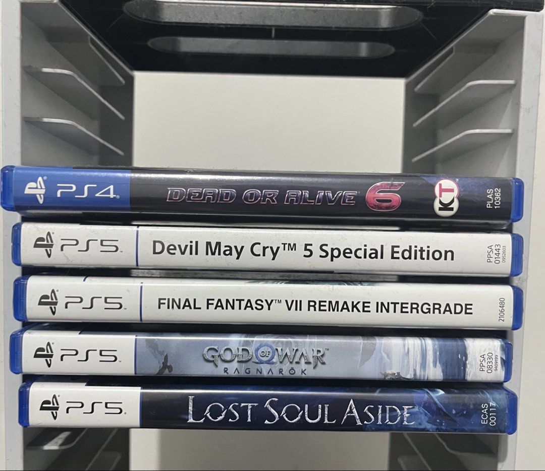 Ps5 Games (Category: PlayStation) located in Manila. Submitted by dean628 (Listing ID 1469384707, Image 1). Description: Selling Ps5 games Dead or alive 6- 1800 Devil may cry 5- 900 Final fantasy 7 remake- 1500 God of war ragnarok- 1500 Lost soul aside- 1300 Location: Vito Cruz Taft Manila.
