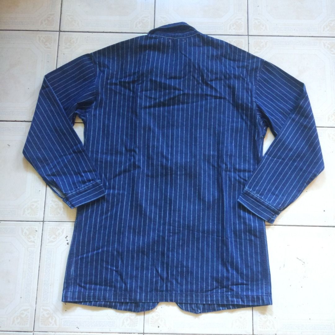 PS Man Striped Denim Chore Jacket L (Category: Coats, Jackets and Outerwear) located in Pasay City. Submitted by denimdude.ph (Listing ID 1469266333, Image 2). Description: .