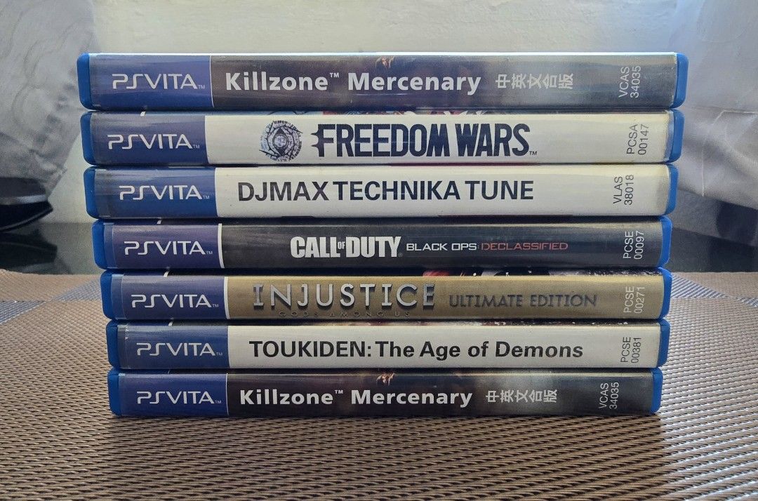 PS Vita Games (Category: PlayStation) located in Paranaque City. Submitted by r3tr0_n3m3sis (Listing ID 1469169245, Image 1). Description: (Pre loved PS Vita Games) - 500 each for Carts Only - 600 each for Case Games Good for Retro Collection! Meet-up: - Waltermart Sucat - LRT1 Dr Santos Station - SM Sucat - SM BF.