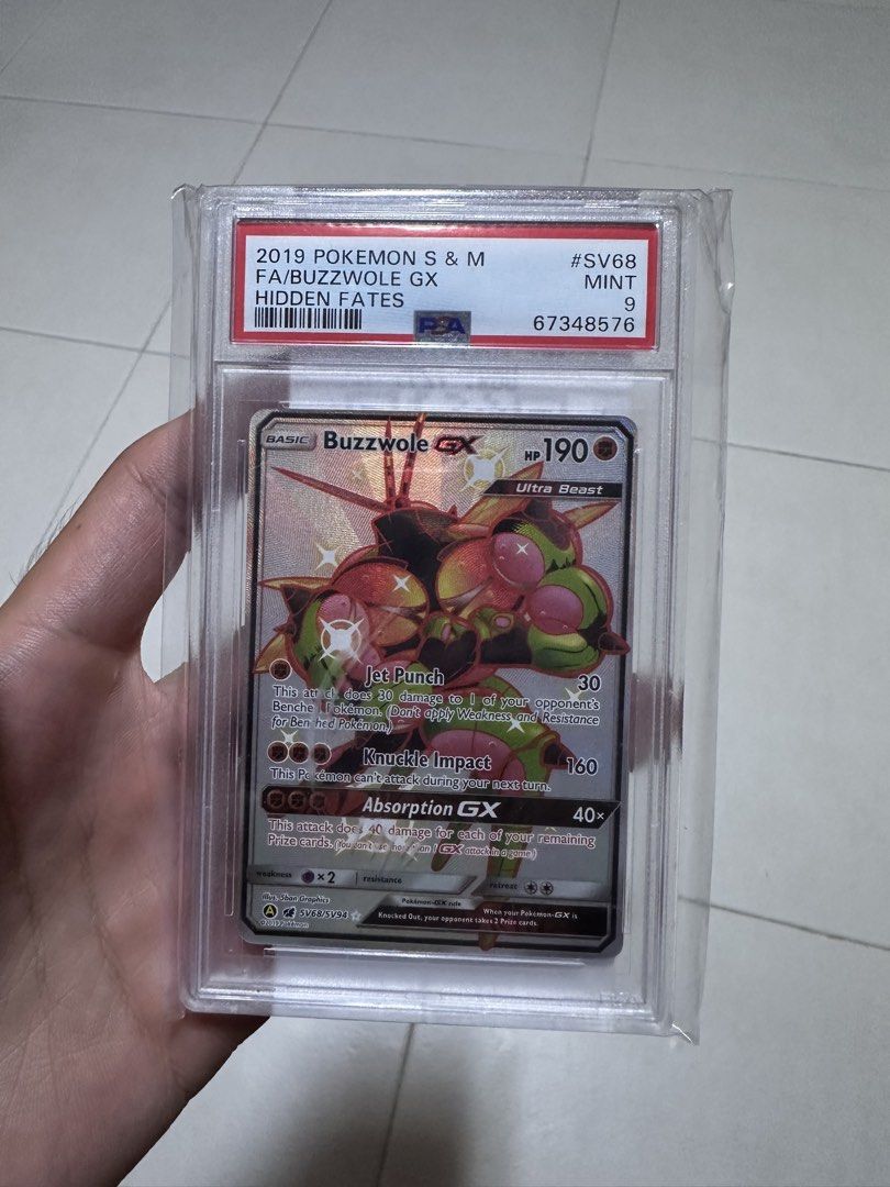 Buzzwole GX SV69/SV94, Toys & Collectibles, Trading Cards, Graded ...